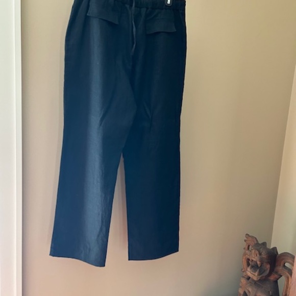 100% Linen , NYGARD High waisted, wide leg, lined trousers - Picture 5 of 6